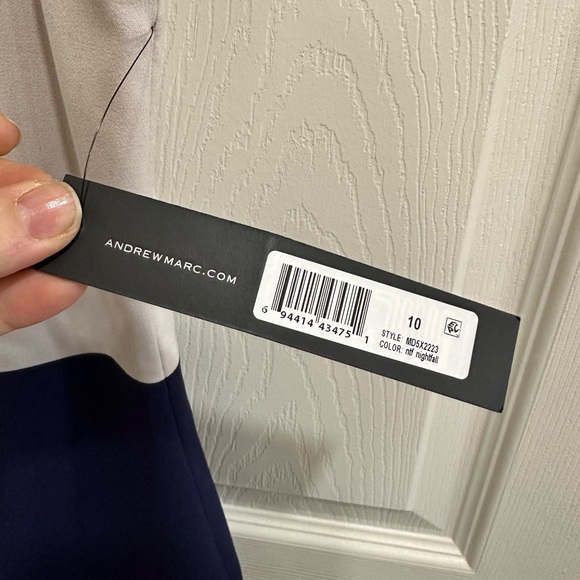 Marc New York blue and white Shift Dress Size 10 - Picture 3 of 5